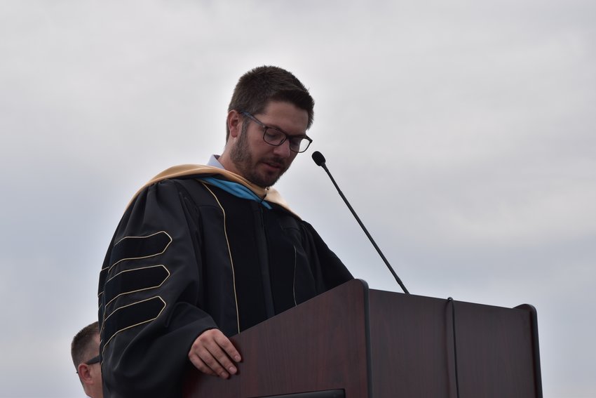 Principal Russell Fox gave a speech that the class of 2022 was the largest graduation class in Frederick History. " So class of 2022 the last of the warriors, I wish you luck as you head into the world."